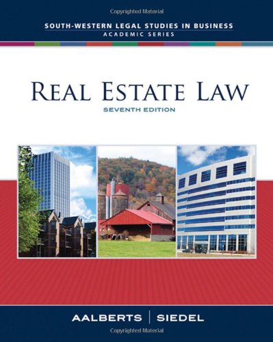 Imagen de archivo de Real Estate Law a la venta por ThriftBooks-Atlanta