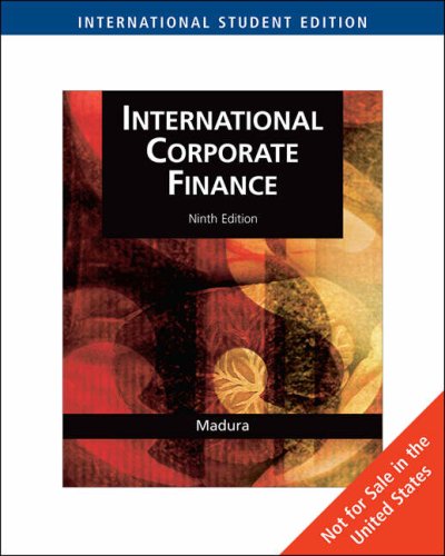 Beispielbild fr International Corporate Finance, International Edition (With World Map) zum Verkauf von Anybook.com
