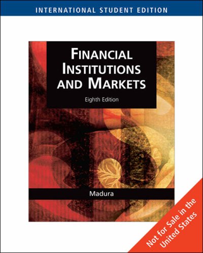 Imagen de archivo de Financial Institutions and Markets, International Edition (with Stock Trak Coupon) a la venta por WorldofBooks