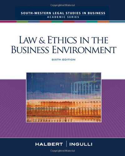 Stock image for Law and Ethics in the Business Environment for sale by Better World Books