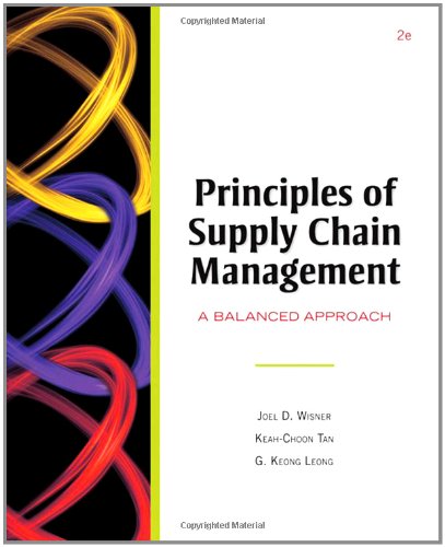 9780324657913: Principles of Supply Chain Management: A Balanced Approach