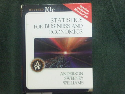 Imagen de archivo de Statistics for Business and Economics, Revised (Book Only) a la venta por Better World Books