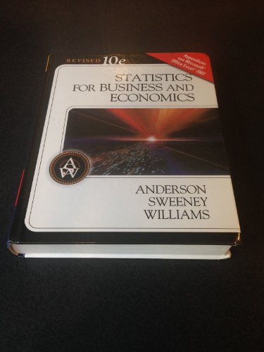Stock image for Statistics for Business and Economics, 10th Revised Edition (Available Titles Aplia) for sale by Zoom Books Company