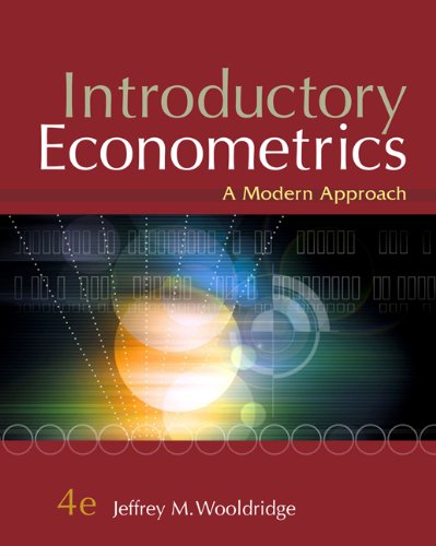 Beispielbild fr Introductory Econometrics: A Modern Approach, 4th Edition zum Verkauf von Goodwill of Colorado