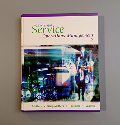 Imagen de archivo de Successful Service Operations Management with CDROM and Access Code a la venta por Cambridge Rare Books