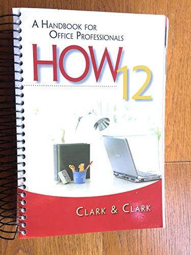 Imagen de archivo de HOW 12: A Handbook for Office Professionals (How (Handbook for Office Workers)) a la venta por SecondSale