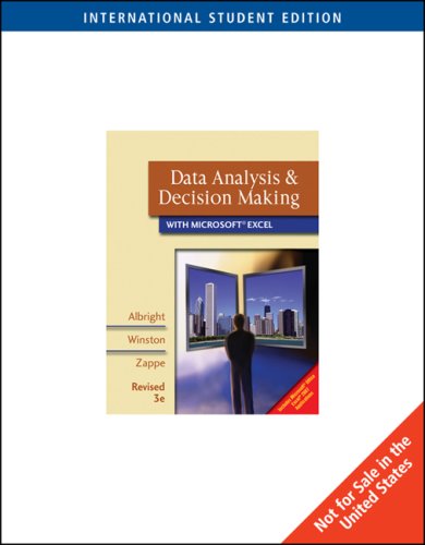 Stock image for Data Analysis and Decision Making With Microsoft Excel for sale by Anybook.com