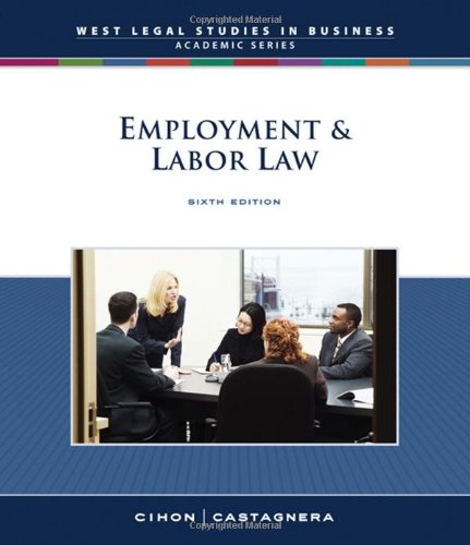 Beispielbild fr Employment & Labor Law zum Verkauf von ThriftBooks-Atlanta