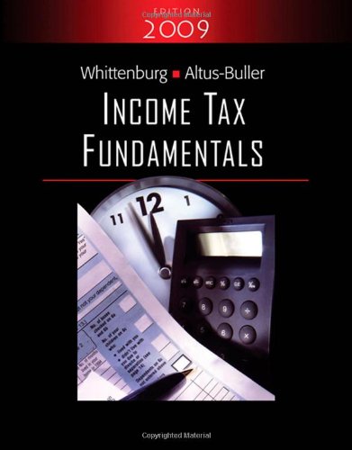 Stock image for Income Tax Fundamentals 2009 (with TaxCut Tax CD-ROM) for sale by HPB-Red