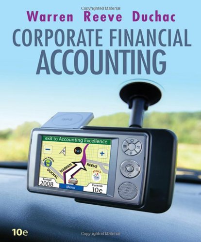 Beispielbild fr Corporate Financial Accounting zum Verkauf von Better World Books
