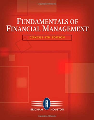 Stock image for Fundamentals of Financial Management, Concise Edition (with Thomson ONE - Business School Edition) (Available Titles CengageNOW) for sale by SecondSale