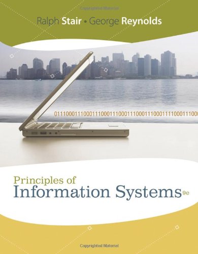 Beispielbild fr Principles of Information Systems zum Verkauf von Better World Books