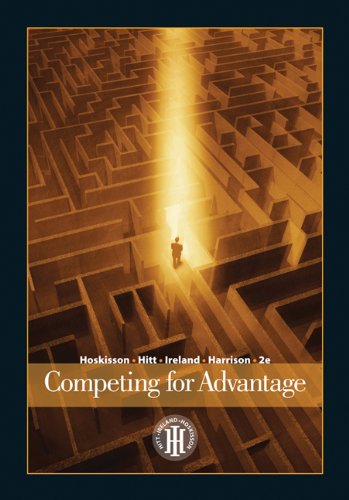 Bundle: Competing for Advantage, 2nd + Business and Company Resource Center Userâ€™s Guide (with Access Code) (9780324687842) by Hoskisson, Robert E.; Hitt, Michael A.; Ireland, R. Duane; Harrison, Jeffrey S.