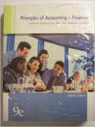 Stock image for Principles of Accounting- Financial Custom Edition for Mt. San Antonio for sale by Hawking Books