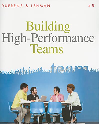 Beispielbild fr Building High-Performance Teams zum Verkauf von BookHolders