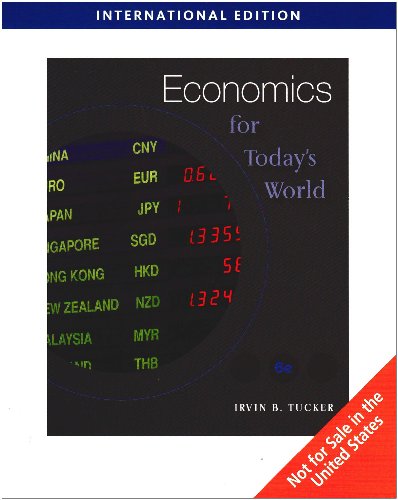 9780324782387: Economics for Today's World, International Edition