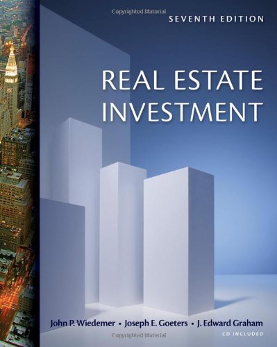 Imagen de archivo de Real Estate Investment (with CD-ROM) a la venta por -OnTimeBooks-