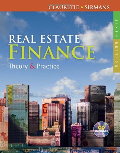 Beispielbild fr Real Estate Finance: Theory and Practice zum Verkauf von Books Unplugged