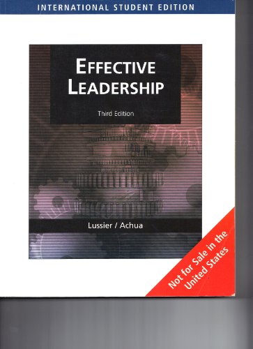 Stock image for Effective Leadership for sale by Anybook.com