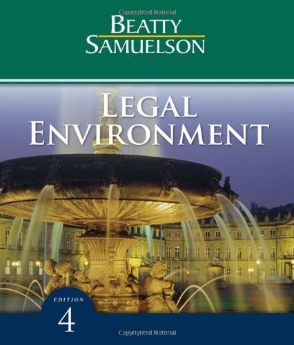 9780324786545: Legal Environment