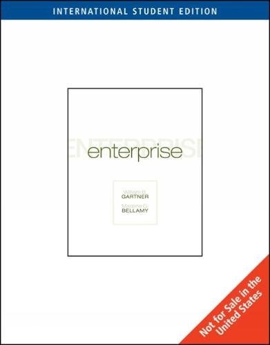 Enterprise!, International Edition (with Bind-In Printed Access Card)] [Author: Gartner, William] [January, 2009] - Gartner, William