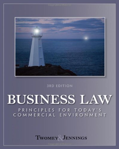 Stock image for Business Law: Principles for Today's Commercial Environment for sale by ThriftBooks-Dallas