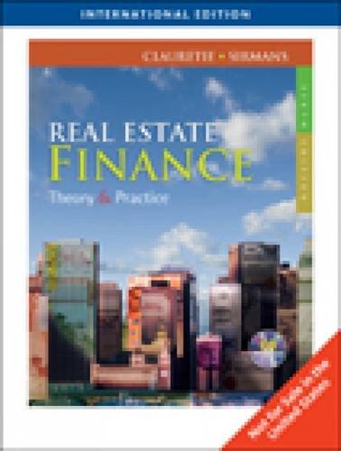 9780324787368: Real Estate Finance: Theory and Practice