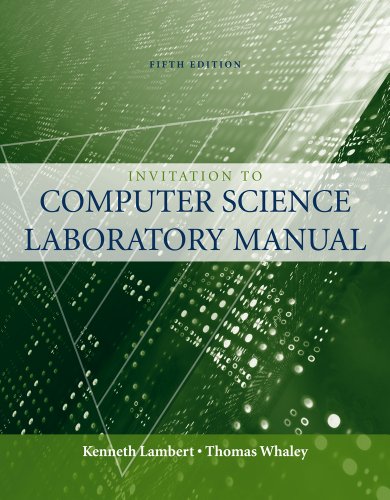 9780324788631: Laboratory Manual to accompany An Invitation to Computer Science, 5th Edition (Introduction to CS)