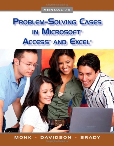 Stock image for Problem Solving Cases in Microsoft Access and Excel for sale by Better World Books