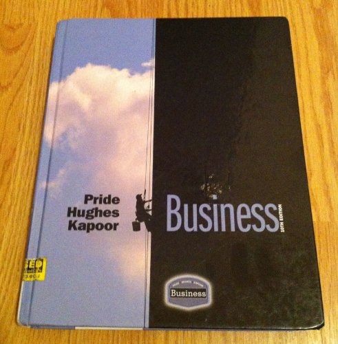 Beispielbild fr Business (Available Titles CengageNOW) zum Verkauf von SecondSale