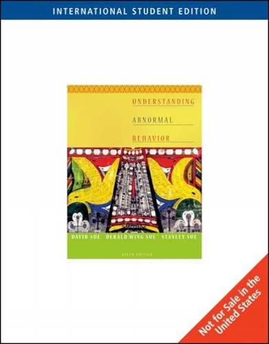 Imagen de archivo de Understanding Abnormal Behavior (International Student Edition) a la venta por ThriftBooks-Dallas
