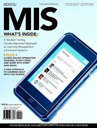 Stock image for MIS 2010 (with Review Cards and Printed Access Card) (Available Titles CourseMate) for sale by Campus Bookstore