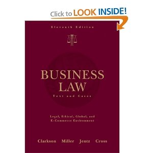 9780324830965: Business Law 11e for Salt Lake Community College (11th edition for Salt Lake Community College)