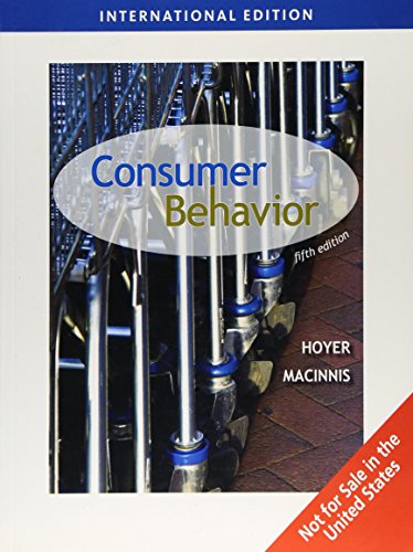 Stock image for Consumer Behavior for sale by Better World Books Ltd