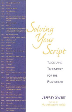 Beispielbild fr Solving Your Script : Tools and Techniques for the Playwright zum Verkauf von Better World Books