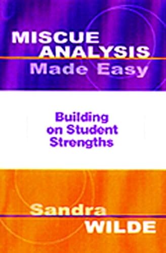 Miscue Analysis Made Easy: Building on Student Strengths (9780325002392) by Wilde, Sandra