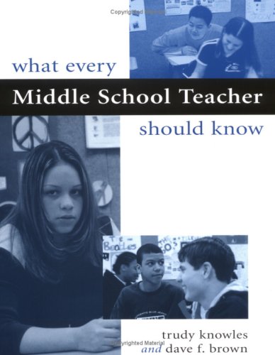 Imagen de archivo de What Every Middle School Teacher Should Know: a la venta por Allied Book Company Inc.