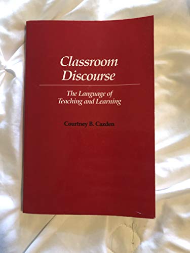 Imagen de archivo de Classroom Discourse: The Language of Teaching and Learning a la venta por ZBK Books