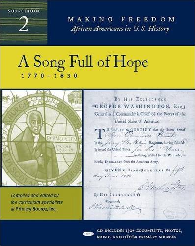 Beispielbild fr A Song Full of Hope: 1770-1830 [Sourcebook 2] [With CD] zum Verkauf von ThriftBooks-Dallas