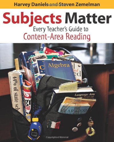 Stock image for Subjects Matter: Every Teacher's Guide to Content - Area Reading for sale by HPB-Diamond