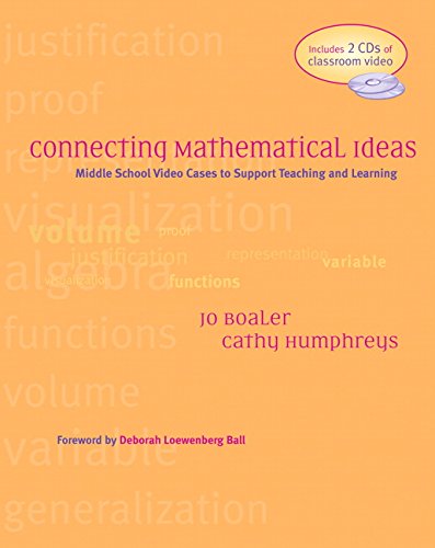 Beispielbild fr Connecting Mathematical Ideas : Middle School Video Cases to Support Teaching and Learning zum Verkauf von Better World Books