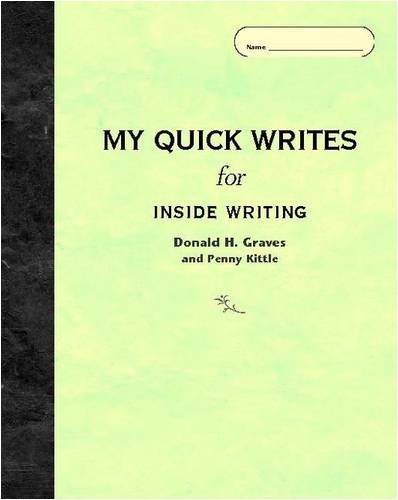 Beispielbild fr My Quick Writes For INSIDE WRITING zum Verkauf von BooksRun