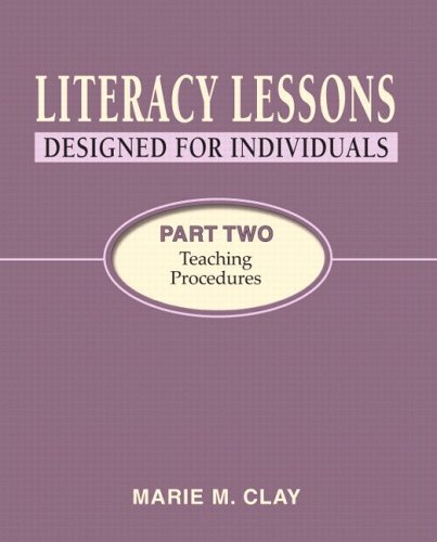 Imagen de archivo de Literacy Lessons: Designed for Individuals, Part Two: Teaching Procedures a la venta por SecondSale