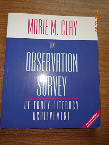 Beispielbild fr An Observation Survey of Early Literacy Achievement zum Verkauf von Wonder Book