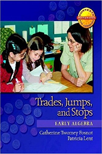 Stock image for Trades, Jumps, and Stops: Early Algebra (Contexts for Learning Mathematics, Grades K-3: Investigating Number Sense, Addition, and Subtraction, 6) for sale by BooksRun