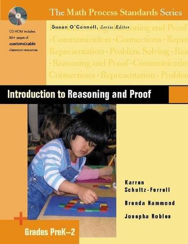 Imagen de archivo de Introduction to Reasoning and Proof, Grades PreK-2 (The Math Process Standards Series) a la venta por SecondSale
