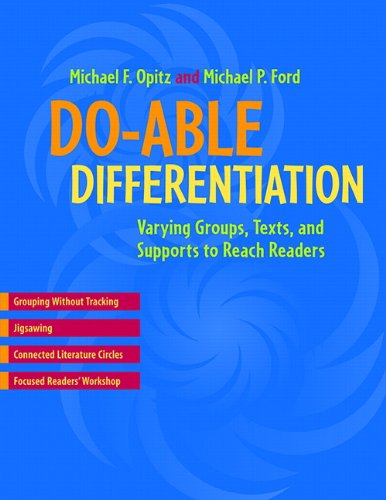 Beispielbild fr Do-Able Differentiation : Varying Groups, Texts, and Supports to Reach Readers zum Verkauf von Better World Books