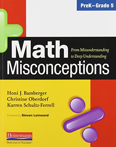 Beispielbild fr Math Misconceptions, PreK-Grade 5 : From Misunderstanding to Deep Understanding zum Verkauf von Better World Books