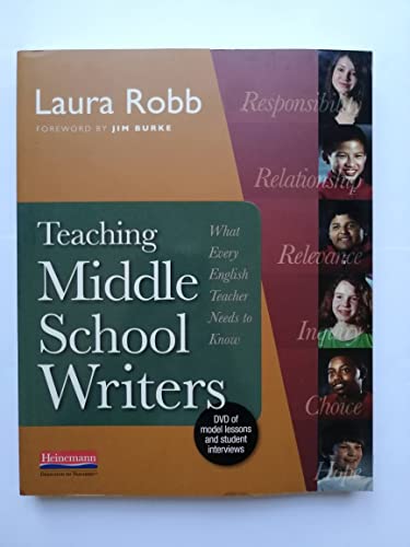 Imagen de archivo de Teaching Middle School Writers: What Every English Teacher Needs to Know [With DVD] a la venta por ThriftBooks-Dallas