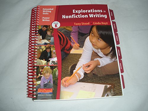 Stock image for Explorations in Nonfiction Writing grade K, Lesson Book for sale by HPB-Red